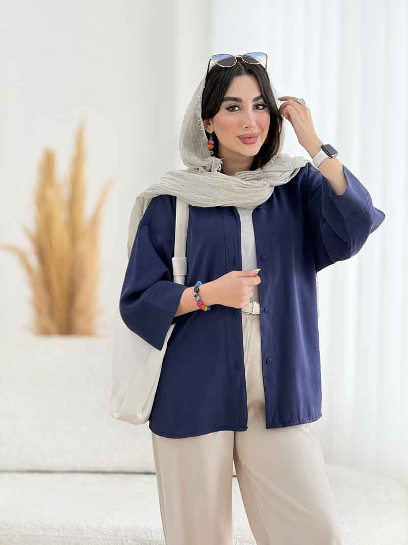 مانتو پشت پیله مهسا کد 8202