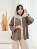 مانتو پشت پیله مهسا کد 8202 - تصویر 5