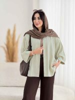 مانتو پشت پیله مهسا کد 8202 - تصویر 4
