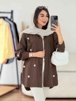 مانتو طرح گل بابونه کد 8199 - تصویر 19
