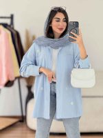 مانتو طرح گل بابونه کد 8199 - تصویر 16
