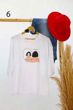 تیشرت طرح دار سوفیا کد 8160 - تصویر 4