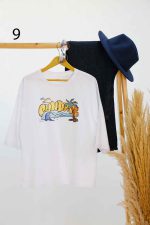 تیشرت طرح دار سوفیا کد 8160 - تصویر 5