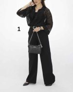 شومیز دانتل طرح دار کد 8191 - تصویر 16