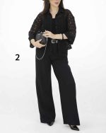 شومیز دانتل طرح دار کد 8191 - تصویر 4