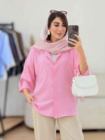 مانتو تک جیب آستین پاگن آندیا کد 8307 - تصویر 15