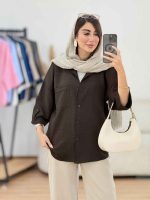 مانتو تک جیب آستین پاگن آندیا کد 8307 - تصویر 23