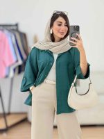 مانتو تک جیب آستین پاگن آندیا کد 8307 - تصویر 25