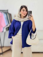 مانتو تک جیب آستین پاگن آندیا کد 8307 - تصویر 2