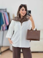 مانتو تک جیب آستین پاگن آندیا کد 8307 - تصویر 11