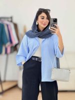 مانتو تک جیب آستین پاگن آندیا کد 8307 - تصویر 28
