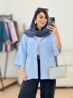 مانتو تک جیب آستین پاگن آندیا کد 8307 - تصویر 3