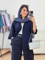 مانتو تک جیب آستین پاگن آندیا کد 8307 - تصویر 19