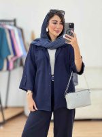 مانتو تک جیب آستین پاگن آندیا کد 8307 - تصویر 7