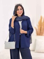 مانتو پشت پیله پاپیون دار کد 8308 - تصویر 28