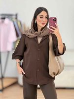 مانتو آستین پاگن ثنا کد 8333 - تصویر 9