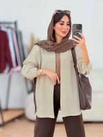 مانتو پشت پاپیون کد 8217 - تصویر 15