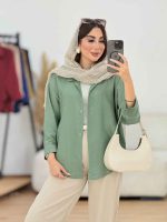 مانتو برش دار هلالی کد 8306 - تصویر 17