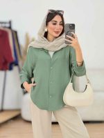 مانتو برش دار هلالی کد 8306 - تصویر 10