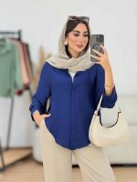 مانتو برش دار هلالی کد 8306 - تصویر 6