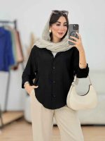 مانتو برش دار هلالی کد 8306 - تصویر 20