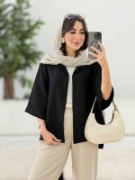 مانتو آستین پاکتی یگانه کد 8332 - تصویر 24