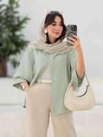 مانتو آستین پاکتی یگانه کد 8332 - تصویر 2