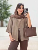 مانتو آستین پاکتی یگانه کد 8332 - تصویر 16