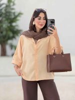 مانتو آستین پاکتی یگانه کد 8332 - تصویر 22