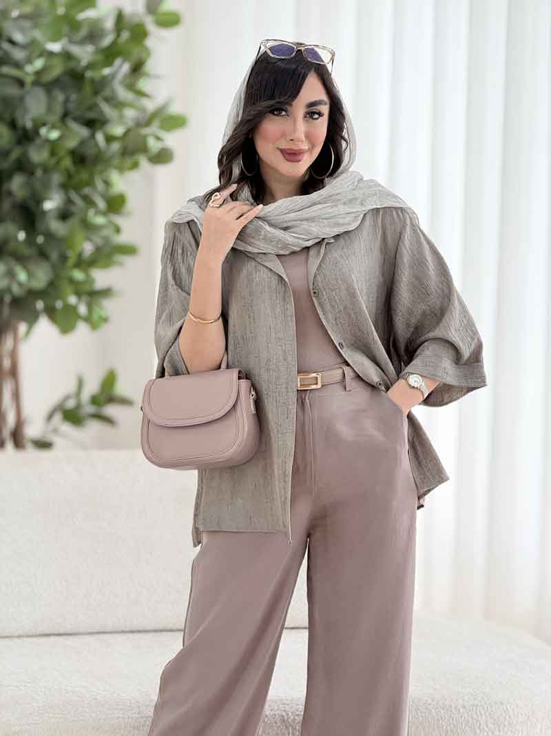مانتو آستین پاکتی آدلیا کد 8206