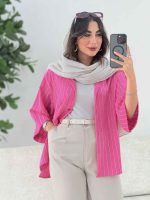 مانتو راه راه نجوا کد 8209 - تصویر 6