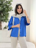 مانتو راه راه نجوا کد 8209 - تصویر 21