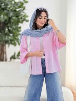 مانتو راه راه نجوا کد 8209 - تصویر 19