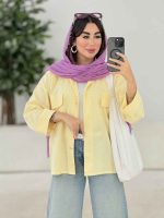 مانتو جیب نما جلو برش دار کد 8178 - تصویر 20
