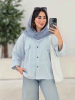 مانتو جیب نما جلو برش دار کد 8178 - تصویر 16
