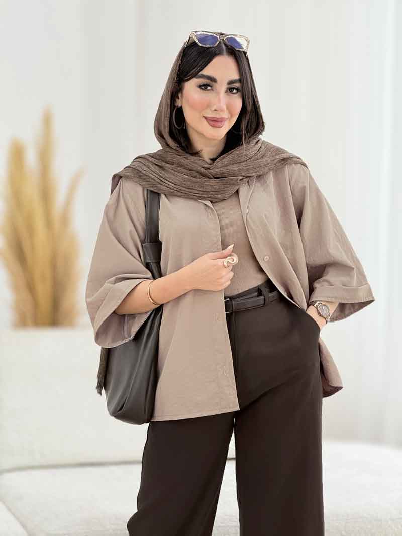 مانتو آستین پاکتی رونیکا کد 8207