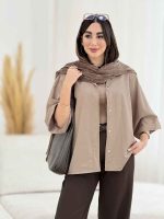 مانتو آستین پاکتی رونیکا کد 8207 - تصویر 5