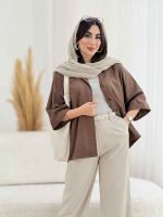 مانتو آستین پاکتی رونیکا کد 8207 - تصویر 4