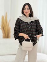مانتو طرح دار رامونا کد 8165 - تصویر 4