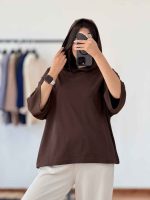 تیشرت باکسی کلاهدار کد 8213 - تصویر 18