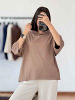 تیشرت باکسی کلاهدار کد 8213 - تصویر 16