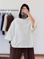 تیشرت باکسی کلاهدار کد 8213 - تصویر 10