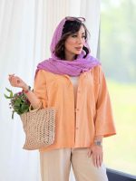 مانتو دو جیب طناز کد 8142 - تصویر 14