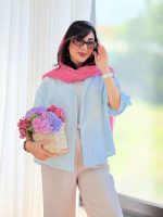 مانتو آستین پاگن اسرا کد 8210 - تصویر 26