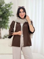 مانتو آستین پاکتی نارمیلا کد 8166 - تصویر 2