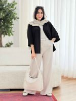 مانتو آستین پاکتی نارمیلا کد 8166 - تصویر 17