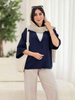 مانتو آستین پاکتی نارمیلا کد 8166 - تصویر 16