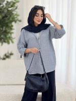مانتو راه راه بیتا کد 8181 - تصویر 12