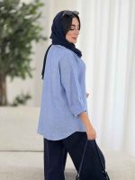 مانتو راه راه بیتا کد 8181 - تصویر 10