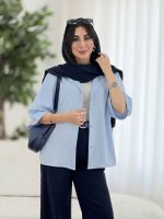 مانتو آستین پاکتی نارمیلا کد 8166 - تصویر 13